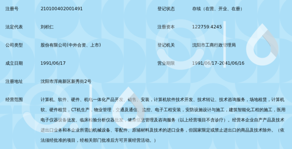 东软集团是国企吗?